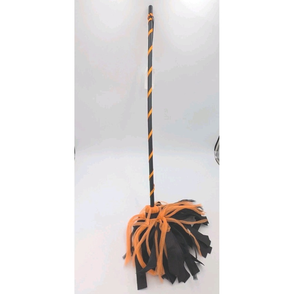 Hide And Eek! Kids Witch Broom Ages 8+ Target Brand Apprx. 35" Long